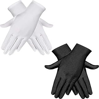 Alykdon 2 pairs of opera gloves in elastane for adults, wrist length, for costume evening, formal evening for women and men, size XL, Multi, XL.. Your complete retail destination, DIAYTAR NIGERIA combines extensive variety with prompt delivery.