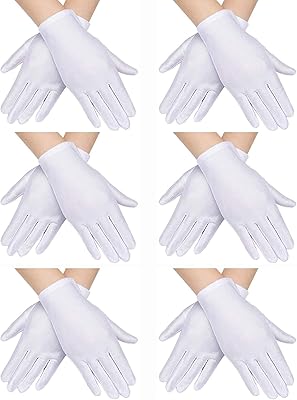 6 pairs of children's costume gloves, white cotton gloves for children, Cosplay's scene festival party gifts.. DIAYTAR NIGERIA brings the nation's largest product catalog to your doorstep at prices you'll appreciate.
