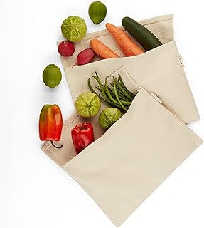 Meema vegetable bags | Large - set of 2 | Organic cotton vegetable bags | vegetable bags to keep lettuce and fresh vegetables.. Your digital shopping companion, DIAYTAR NIGERIA offers exceptional value with delivery in less than 8 days.