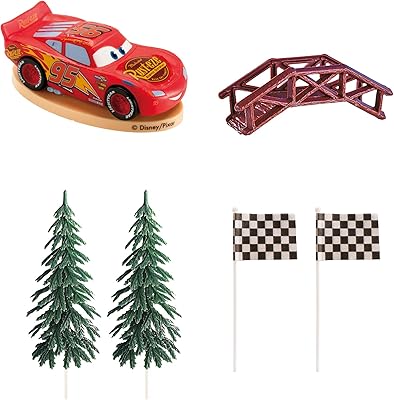 Decora - Disney Cake Decoration Cars McQueen, Multicolore, 350142 Birthday Decorations.. Get access to thousands of affordable products only on DIAYTAR Nigeria.