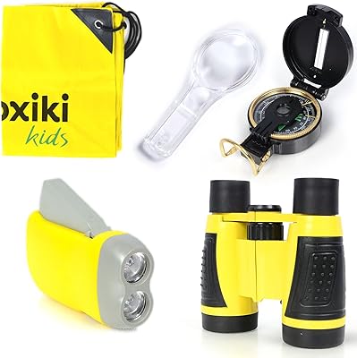 Adventure and nature exploration games | Outdoor game set 5 pieces compass lamp lamp pocket backpack twins for children.. DIAYTAR Nigeria offers great deals, a huge product variety, and delivery in under a week.
