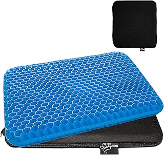 Gel seat cushion to your comfort - Ideal for car seat, office chair, wheelchair - essential travel for adults, home work, relief of sciatic pain - comfortable, breathable, relieves discomfort.. DIAYTAR NIGERIA brings quality products to every corner of Nigeria at prices everyone can afford.