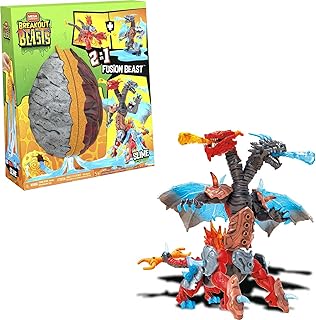 Breakout Beasts Mega Fusion Beast Construction Kit 2 in 1 with 2 figurines to build, children's slime.. Shop for less and receive more with DIAYTAR NIGERIA's expansive e-commerce platform and nationwide delivery.