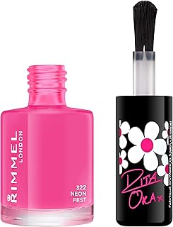 Nail polish Rimmel 60 Seconds Super Shine 322 Neon Fist in London, 8 ml - 0.25 FL OZ.. Your favorite brands are just a click away on DIAYTAR Nigeria.