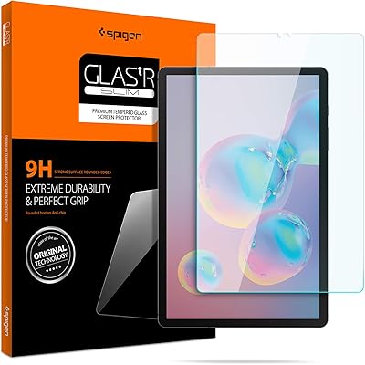 Spigen screen protector in tempered glass designed for Samsung Galaxy Tab S6 [version 2019] / Galaxy Tab S5e [1Pack].. DIAYTAR NIGERIA: Making online shopping accessible with affordable prices and nationwide delivery service.