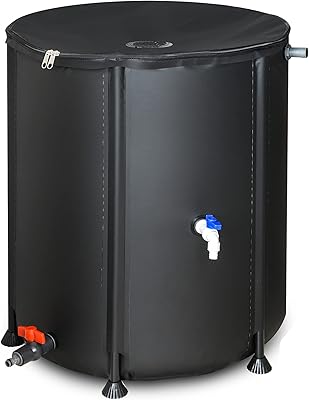 Portable water tank of 53 gallons - Foldable storage container for rainwater collection system - Water collection cylinders comprising 2 taps and a too -plein kit - Supplied with 25 garden labels.. DIAYTAR NIGERIA combines affordability, variety, and convenience with nationwide delivery services.