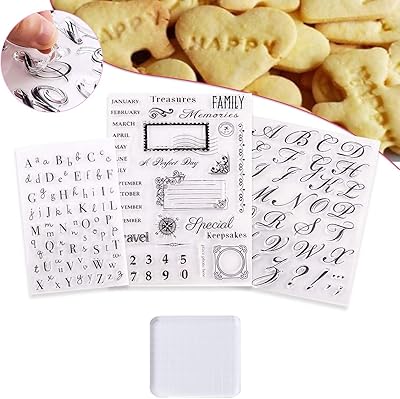 Cake stamp tool with letters from the sisi alphabet, numbers, melting cake molds, cookie molds and melting mussels with handmade letters made by hand, 4 pieces.. Experience hassle-free shopping with DIAYTAR NIGERIA's user-friendly platform and prompt delivery service.
