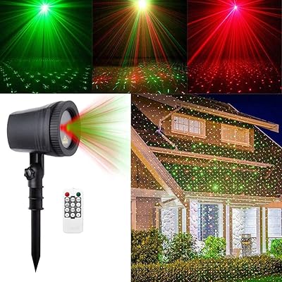 Light Laser Light Laser Outdoor Laser Joyway with RF remote control and perfect timer for the garden, the party and the garden (red + green).. Shop smarter with DIAYTAR NIGERIA's diverse marketplace and budget-friendly nationwide delivery.