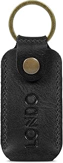 True leather case with keychain for Bitcoin Ledger Nano S wallet for unisex, black.. DIAYTAR NIGERIA: Where shopping is easy, prices are low, and delivery is just days away.