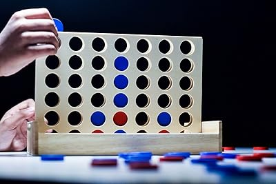 Wooden games 4 following, family strategy game for children and adults, interactive board game Connect 4.. Affordable shopping made easy on DIAYTAR Nigeria, with fast delivery from 5 to 8 days.