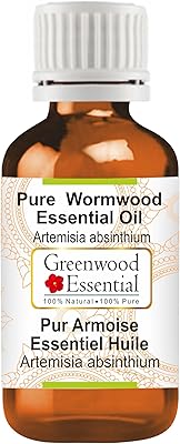 Essential oil of Absinthe Pure Greenwood Essential (Artemisia Absinthium) of natural therapeutic quality distilled with steam 15 ml (0.5 Oz).. Shop smarter with DIAYTAR NIGERIA's vast product range and budget-friendly delivery within the week.