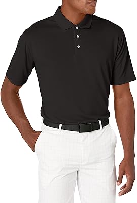 Golf Polo with short sleeves Pebble Beach for men with horizontal embellishment.. DIAYTAR NIGERIA: Where countless products meet affordable prices and reliable nationwide shipping.