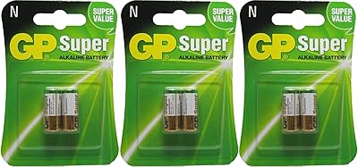Alkaline battery GP 910A, LR1 - N 1.5V, 3 pieces x 2 rooms.. Shop smarter, not harder with DIAYTAR NIGERIA - thousands of products at your fingertips with affordable delivery.