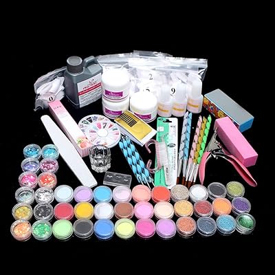 A set of acrylic nails care made up of shiny acrylic powder, crystal rhinestones, a brush and decoration tools of Mistasha Manucure.. Your complete shopping solution, DIAYTAR NIGERIA offers extensive choice with competitive prices and delivery.