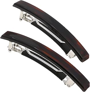 Camila Paris AD1/2 French hair clips for girls, set of 2 metal rubber tongs with high adhesion for women, accessories for durable non -slip hair, made in France.. DIAYTAR NIGERIA: Where affordability and variety meet with convenient delivery within 8 days.