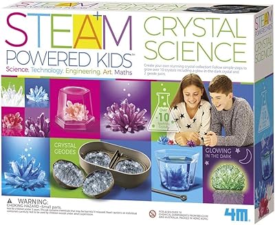 4m Deluxe Crystal Evolution Steam Science Kit - Geology, Chemistry, Arts, Handmade Heads, Children's Gift, Adolescents, Boys and Girls [Amazon exclusivity], Multicolore.. Get access to thousands of affordable products only on DIAYTAR Nigeria.