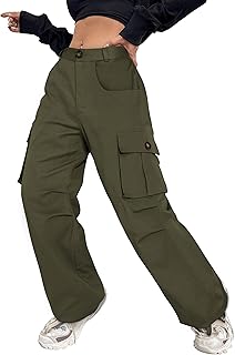 Ample Streetwear style pants for women with 6 pockets and cords with clamping, elastic waist Y2K.. DIAYTAR NIGERIA: Revolutionizing how Nigerians shop with affordable prices and prompt delivery services.