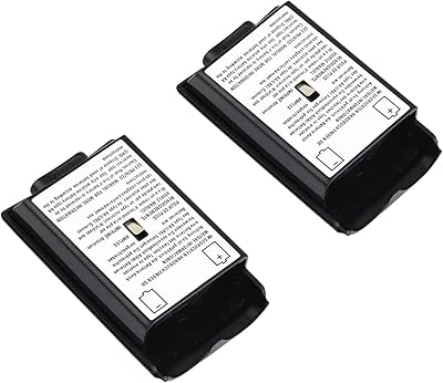 Set of 2 Soldottm battery covers for wireless remote control and joystick Xbox 360 (black, lot of 2).. DIAYTAR NIGERIA: Where every search yields affordable results delivered promptly to your door.
