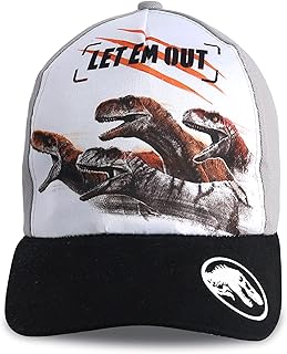 Universal Jurassic World Logo Baseball Cap Unisex Children.. DIAYTAR NIGERIA: Connecting Nigerians with their needs through our affordable and diverse marketplace.