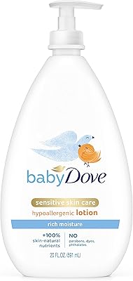 Baby Baby Baby Dove Sensitive Care For Sensitive Children with Hydration 24 hours a day, 20 FL OZ (the packaging can vary).. DIAYTAR NIGERIA brings the market to your screen with thousands of affordable products delivered to your door.