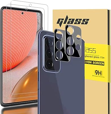 [Pack 2 + 2] Samsung Galaxy A72 screen protector, 2 tempered glass layers + 2 camera lens protectors.. Experience retail satisfaction with DIAYTAR NIGERIA's comprehensive platform and prompt shipping service.