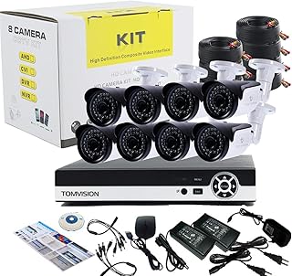 Ahd 8 channels 8 channels 1080p/2.0MP 1920x1080 video surveillance camera with Hybrid 5 in 1 DVR Safety System 1080N and Metal Exterior Camera Alarm, P2P Cloud for Home Safety.. Why pay more? DIAYTAR Nigeria gives you the best for less.