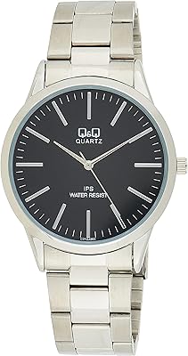 Q & Q relaxed watch for analog stainless steel men - C212J202Y.. Navigate through thousands of products at pocket-friendly prices with DIAYTAR NIGERIA's easy-to-use platform.