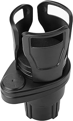 Delfino car clerk extension adapter, universal 2 in 1, 360-degree 360-degree rotary chip holder extension with adjustable base and water cup holder.. DIAYTAR NIGERIA: Where every shopping need is fulfilled with affordable prices and nationwide shipping.
