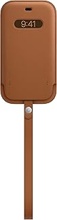 Apple leather case with Magsafe (compatible with iPhone 12 | Pro).. DIAYTAR Nigeria: Shopping that fits your budget and your schedule.