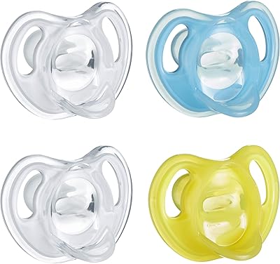 Ultra light Silicone Tommee Tippee silicone pacifier, monobloc symmetrical design, BPA-free Pinksy silicone, 6-18 months, 4 pieces.. Everyday deals, every category — only on DIAYTAR Nigeria.