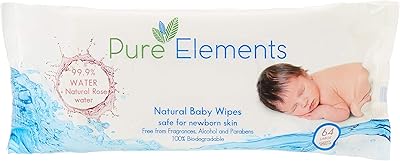 Pure natural water wipes with rose water, babyless baby wipes, safe for the skin of newborns, 64 large wipes.. Shop with intention at DIAYTAR NIGERIA, offering thousands of products delivered nationwide in days.