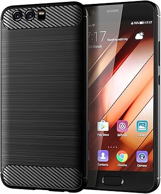 Huawei P10 Plus case Brushed carbon fiber pattern Ultra fine texture tpu flexible anti-fall, black.. Experience the convenience of boundless shopping with DIAYTAR NIGERIA's affordable platform and quick shipping.