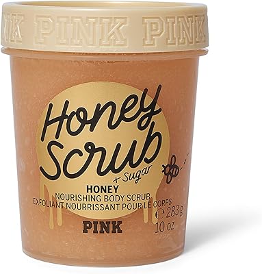 Body scrub with pink honey - Body scrub nourished with honey and sugar 10 oz.. Looking for a deal? DIAYTAR Nigeria has thousands waiting for you.