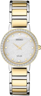 Two -color watch for women with brilliant silver silver dial, chronograph, money.. Discover why DIAYTAR NIGERIA is the smart shopper's choice for affordable products delivered nationwide.