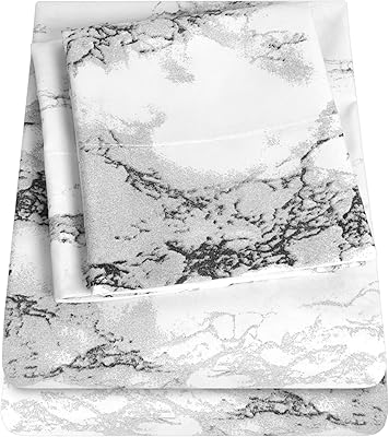 1500 supreme collection set of 4 -piece ultra -soft 4 -piece with marbled