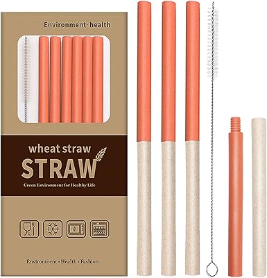 Reusable straws | The pack of 6 includes a boba straw for Bubble.. Shop with confidence at DIAYTAR NIGERIA, enjoying competitive prices and delivery within 8 days.