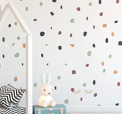 Kutmay Wall 150 Pieces wall sticker with polka dot with an irregular chic bohemian for children's bedroom jungle, removable wall decoration (150 pieces).. Nigeria's most loved e-commerce platform delivers affordable shopping solutions to your doorstep.