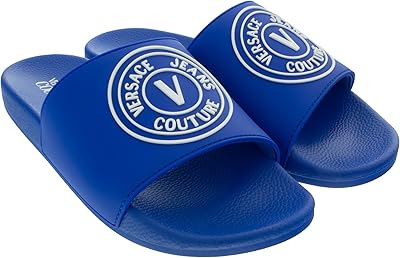 Large straps sewing slippers with men's printed logo.. DIAYTAR NIGERIA: Where every Nigerian finds affordable products delivered within the week.