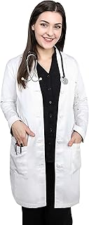 Figura Ivar Deals Professional Laboratory Blouse for Women - Doctor's Blouse with 3 Pockets - Laboratory Blouse for Women of 34 "Long.. Shop efficiently with DIAYTAR NIGERIA, offering thousands of products at unbeatable prices delivered promptly.