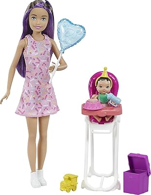 Barbie Skipper Babysitters inc. Doll and toy set, multicolored, GRP40.. DIAYTAR NIGERIA brings the marketplace to every Nigerian home with affordable prices and quick delivery.