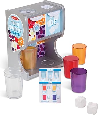 Melissa & Doug wooden drinks with cups, juice and ice cups, 10 pieces, multicolored.. From tech to toiletries, DIAYTAR Nigeria delivers without delay.