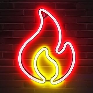 Red and yellow bpa flame neon panel with switch walks.. Enjoy low prices, wide selections, and reliable delivery with DIAYTAR Nigeria.