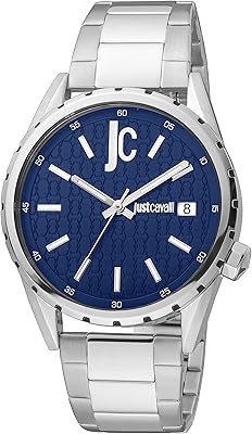 Just Cavalli JC1G217M0065 Uomo relaxed Watch for Women, Analog, Quartz Movement and Stainless Steel Bracelet, Silver.. Easy checkout, quick delivery — shop now on DIAYTAR Nigeria.