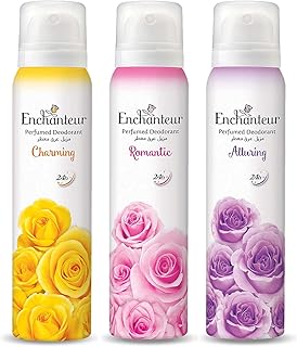 Enchanting fragrant deodorant (3 x 150 ml) Romantic + charming attractive.. DIAYTAR NIGERIA: Revolutionizing how Nigerians shop with affordable prices and prompt delivery services.