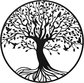 Metal tree of life, tree wall decoration, 11.8 inches, hanging tree, family tree wall decoration, hanging garden sculptures for bedroom, living room, interior and exterior decoration.. Discover why DIAYTAR NIGERIA is the smart shopper's choice for affordable products delivered nationwide.