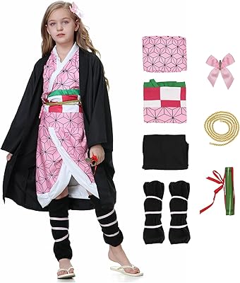 Tanjiro Sister and Tanjiro Cosplay Kimono costume Halloween costume for children, women and men.. Transform your online shopping experience with DIAYTAR NIGERIA's affordable and diverse marketplace.