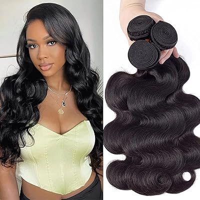 18 20 22 inches weaving human hair packets Body Wave Human hair 9a 100% non -processed Brazilian virgin 3 packets Human hair extensions for black women natural color.. DIAYTAR NIGERIA: Where shopping is affordable, selection is vast, and delivery is always reliable.