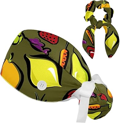 Nurse Caps For Women Long Hair, Egyptian hieroglyphic adjustable work cap with button and knot, darling for hair.. DIAYTAR NIGERIA: Where affordability and variety meet with convenient delivery within 8 days.