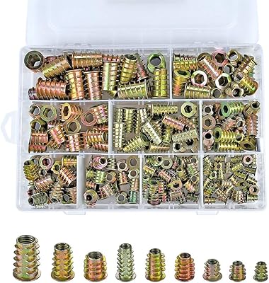 PGMJ 200 Parts 9 Sizes M4/M5/M6/M8/M10 matching Tool Kit for Wooden Furniture in Zinc Alloy Hexagonal connector.. Nigeria's favorite online shopping platform, DIAYTAR offers unbeatable prices and delivery within a week.