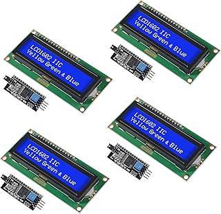 4 pieces LCD1602 1602 LCD Module Blue screen 16x2 Personalized LCD screen with Interface Converter Module IIC I2C.. Discover shopping made effortless with DIAYTAR NIGERIA's comprehensive platform and quick shipping.